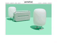 Tablet Screenshot of permafrost.no